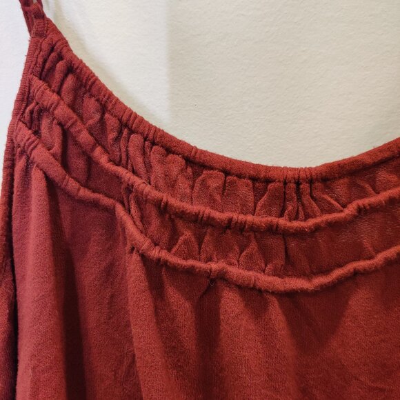 Urban Outfitters Crop Boho Cami | Burgundy | Medium - Picture 3 of 7